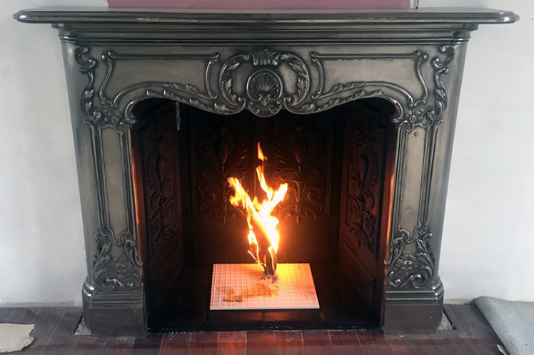 Cheminée en fonte Napoléon III